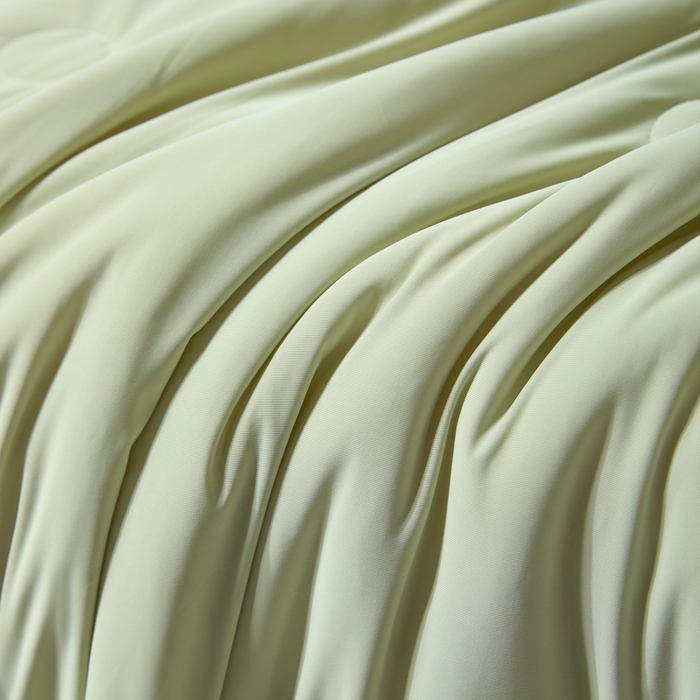 91家纺网 家纺一手货源 找家纺 梦恬佳 2025新款高克重140g凉感丝冰丝仿锦氨夏凉被被子被芯 旷野-绿拼粉