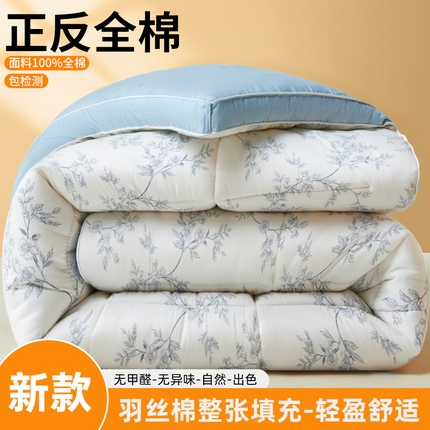 91家纺网 家纺一手货源 找家纺 （总）帕拉美拉 2025新款100%全棉小清新立体冬被学生被子被芯