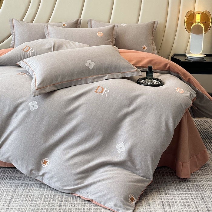 91家纺网 家纺一手货源 找家纺 海洋家纺 2025新款全棉磨毛四件套 迪诺之旅