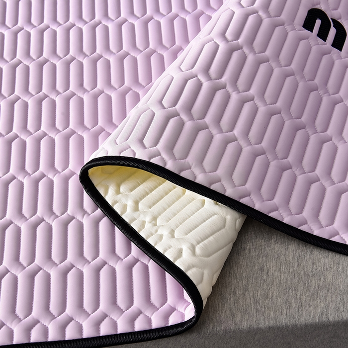 91家纺网 家纺一手货源 找家纺 炫拼家纺 2025新款平铺款乳胶凉席-minmin minmin熏衣紫