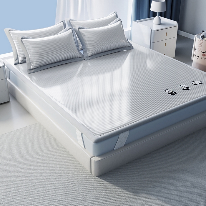 91家纺网 家纺一手货源 找家纺 （总）卡初家居（原微来）2025新款凉感冰丝藤席-白熊日记