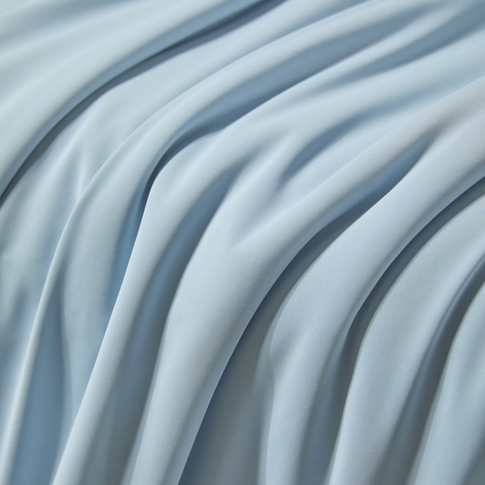 91家纺网 家纺一手货源 找家纺 梦恬佳 2025新款高克重140g凉感丝冰丝仿锦氨夏凉被被子被芯 旷野-蓝拼灰