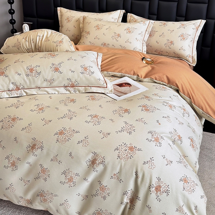 91家纺网 家纺一手货源 找家纺 海洋家纺 2025新款全棉磨毛四件套 含香