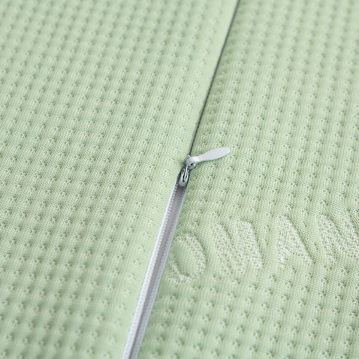 91家纺网 家纺一手货源 找家纺 萌番宝 2025山茶花冰丝凉感凉感丝乳胶枕夏季冰凉感 山茶花绿色