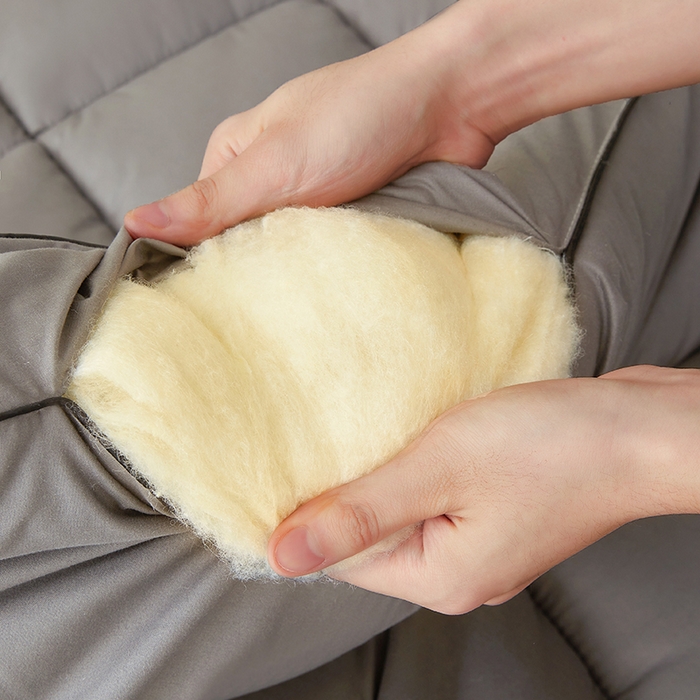 91家纺网 家纺一手货源 找家纺 丽诺床垫 2025新款抗菌大豆床垫 灰色5cm