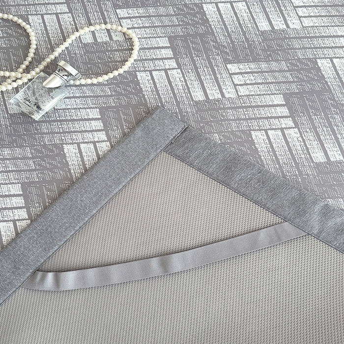 91家纺网 家纺一手货源 找家纺 网客家纺 2025新款高分子PE（聚乙烯）提花凉感软席 几何梦镜