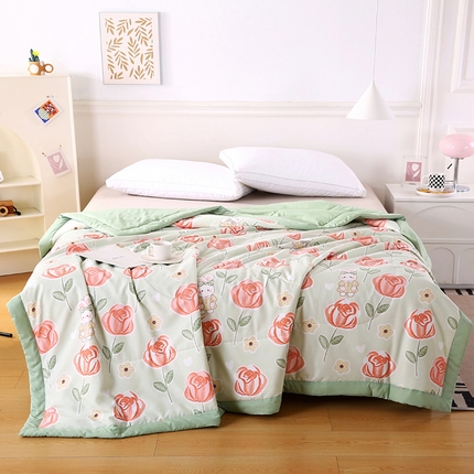 91家纺网 家纺一手货源 找家纺 （总）欧朵2025新款A类水洗棉夏被系列