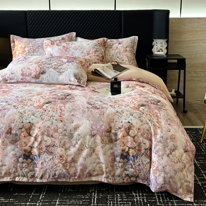 91家纺网 家纺一手货源 找家纺 仟网汇 2025新款棉代尔轻奢系列四件套 温蒂