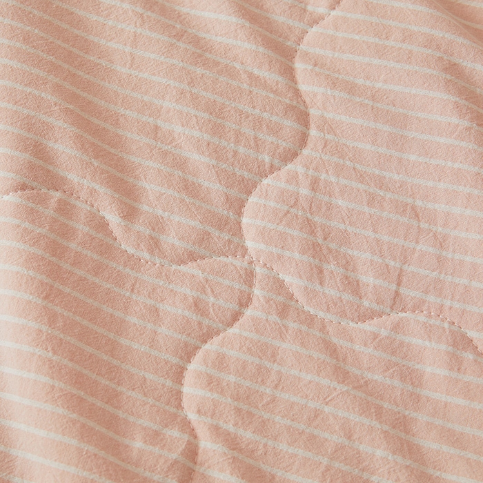 91家纺网 家纺一手货源 找家纺 招财星家纺 2025新款新疆棉花被夏被100%里外全棉棉花夏被无印风全棉色织水洗棉夏凉被空调被春秋被单人可机洗 简月