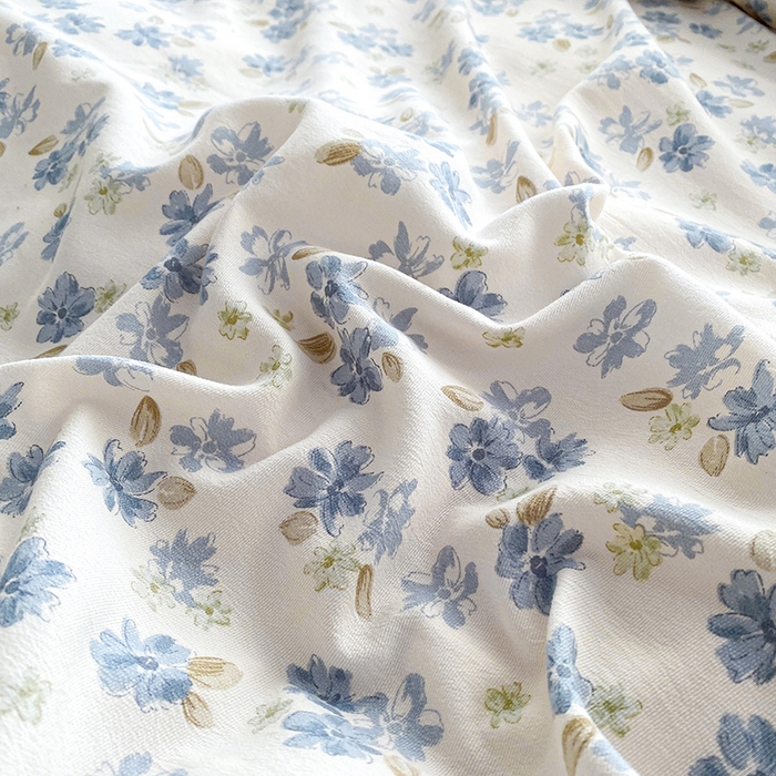 91家纺网 家纺一手货源 找家纺 提花大世界 2025直播热款A类针织棉双层纱夹棉床盖床裙花边单件三件四件套 畅游花海