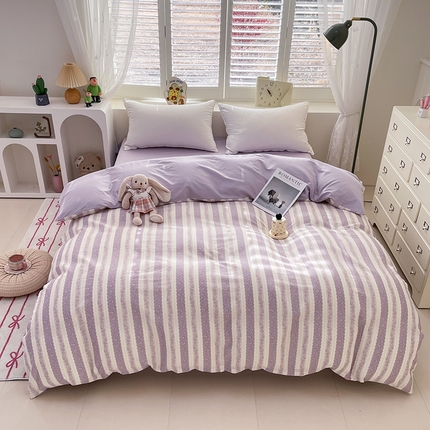 91家纺网 家纺一手货源 找家纺 （总）宜家坊 2025全棉13070单被套印花小清新卡通碎花纯棉单品被套枕套（有预缩售后无忧 免费提供买家秀）