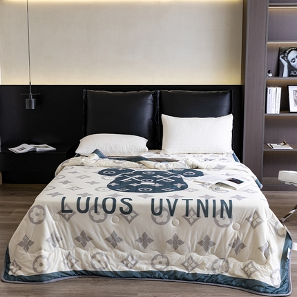 91家纺网 家纺一手货源 找家纺 （总）摩卡（乐趣） 2025新款春夏新款夏凉被 冰激凌大豆夏被