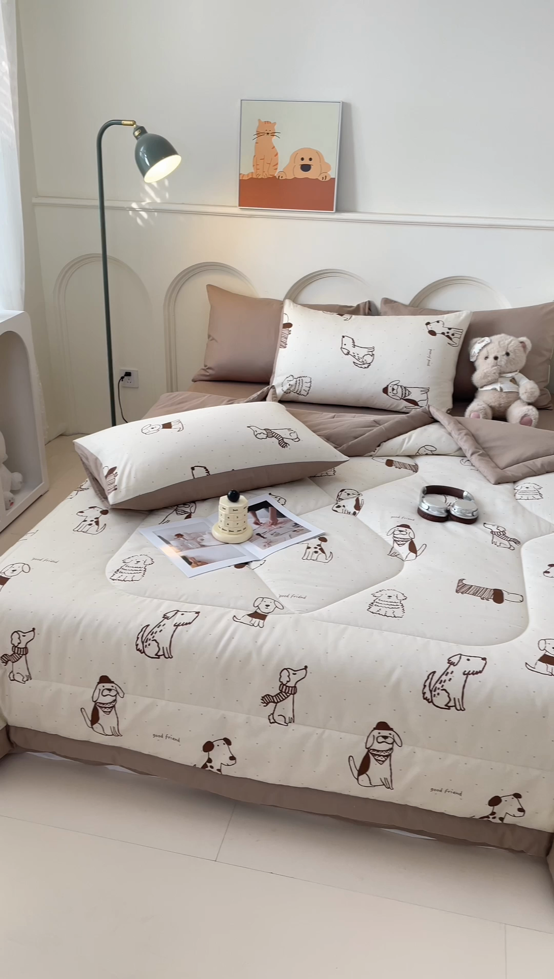 91家纺网 家纺一手货源 找家纺 丫丫家纺2025全棉夏被碎花卡通小清新简约纯棉夏凉被夏被四件套三件套风格三 卡皮吧啦