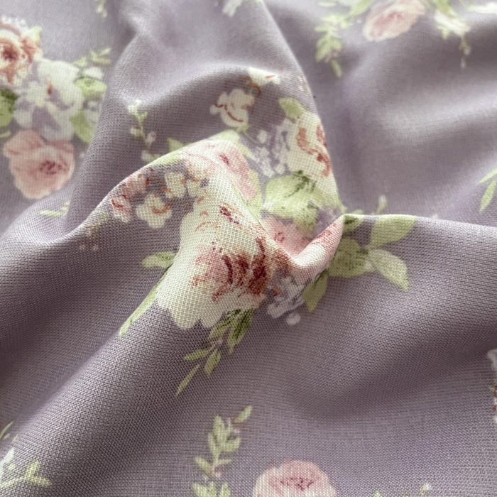 91家纺网 家纺一手货源 找家纺 悦织湾家纺 2025新款A类针织双层纱四件套轻奢时尚床上用品三四件套直播电商热销款 紫萱