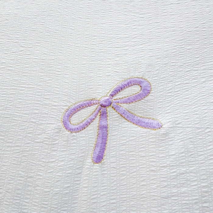 91家纺网 家纺一手货源 找家纺 芙绣家纺 2025新款蝴蝶结绣花香云纱夏被夏凉被空调被 蝴蝶结一新紫