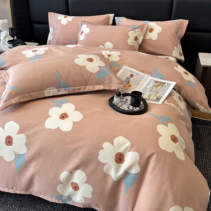 91家纺网 家纺一手货源 找家纺 （总）海洋家纺 2025新款全棉磨毛四件套