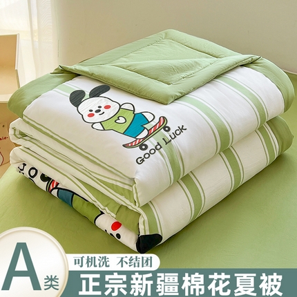 91家纺网 家纺一手货源 找家纺 （总）晓时候 2025新款水洗棉夏被新疆棉花被印花夏凉被空调被薄被子