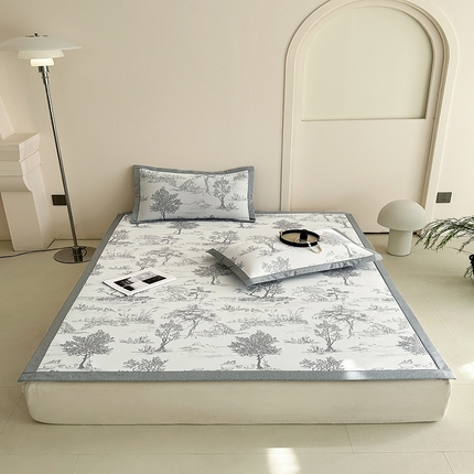 91家纺网 家纺一手货源 找家纺 （总）网客家纺 2025新款高分子PE（聚乙烯）提花凉感软席