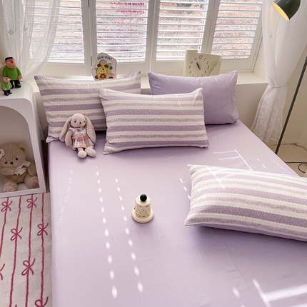 91家纺网 家纺一手货源 找家纺 （总）宜家坊 2025新款全棉13070单床单床笠纯棉单品枕套床笠床单（有预缩尺寸 售后无忧 免费提供买家秀）