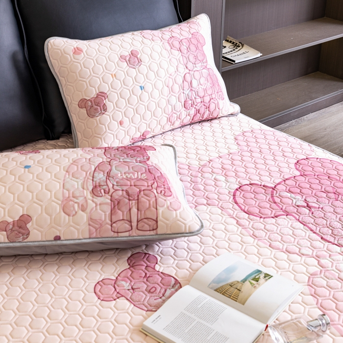 91家纺网 家纺一手货源 找家纺 摩卡（乐趣） 2025新品乳胶凉席 流沙