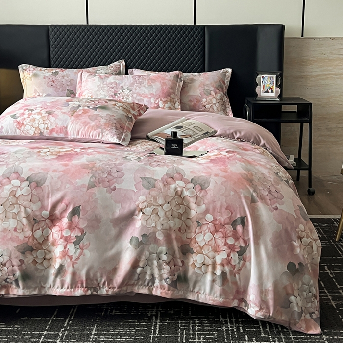 91家纺网 家纺一手货源 找家纺 仟网汇 2025新款棉代尔轻奢系列四件套 温迪