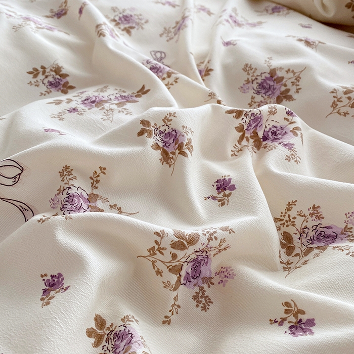 91家纺网 家纺一手货源 找家纺 提花大世界 2025直播热款A类针织棉双层纱夹棉床盖床裙花边单件三件四件套 幽香私语