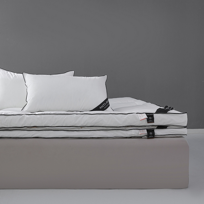 91家纺网 家纺一手货源 找家纺 丽诺床垫 2025新款全棉纯棉防螨软床垫-风格一 全棉软床垫酒店风5cm白色