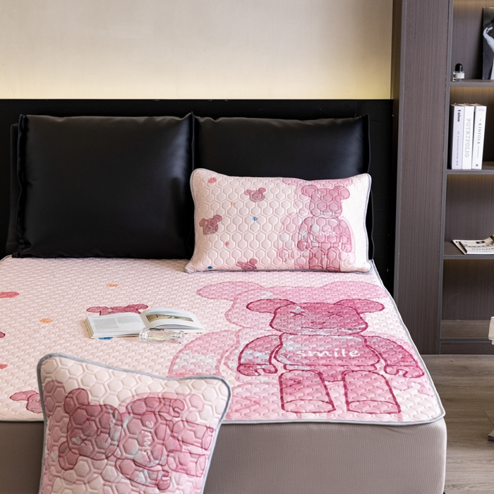 91家纺网 家纺一手货源 找家纺 摩卡（乐趣） 2025新品乳胶凉席 流沙