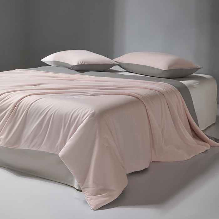 91家纺网 家纺一手货源 找家纺 （总）梦恬佳 2025新款高克重140g凉感丝冰丝仿锦氨夏凉被被子被芯