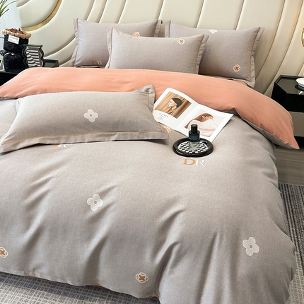 海洋家纺 2025新款全棉磨毛四件套 迪诺之旅