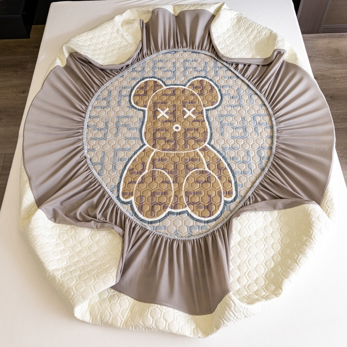 91家纺网 家纺一手货源 找家纺 摩卡（乐趣） 2025新款春夏新款夏凉被 冰激凌大豆夏被 咔芬