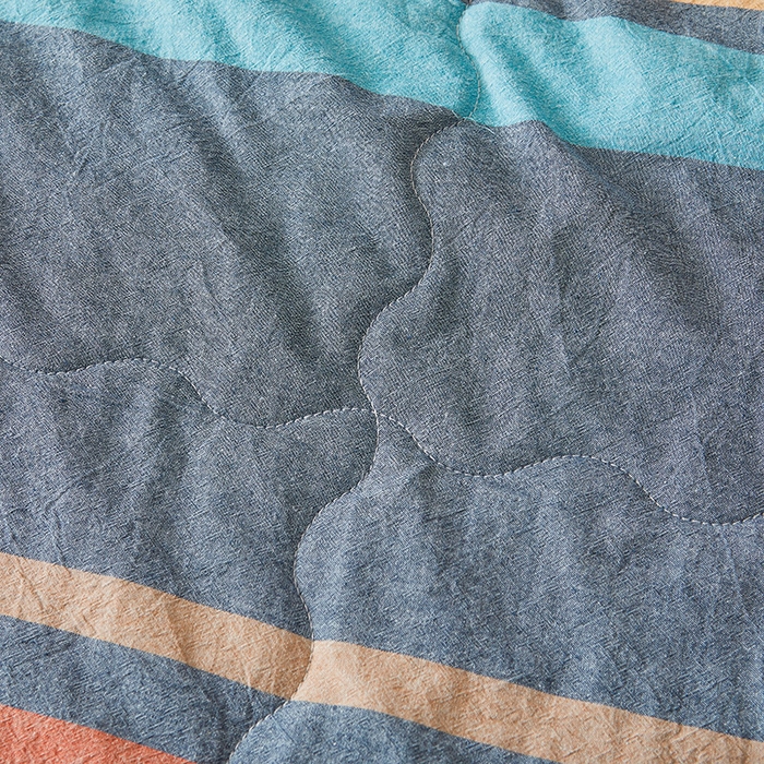 91家纺网 家纺一手货源 找家纺 招财星家纺 2025新款新疆棉花被夏被100%里外全棉棉花夏被无印风全棉色织水洗棉夏凉被空调被春秋被单人可机洗 京都