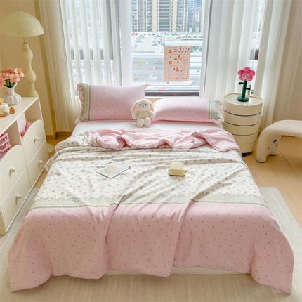 91家纺网 家纺一手货源 找家纺 （总）五月家纺 2025新款四层纱多功能夏被 被子被芯