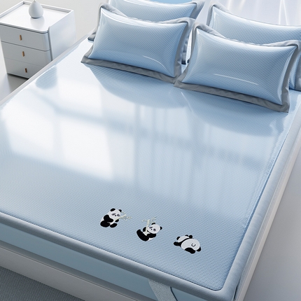 91家纺网 家纺一手货源 找家纺 （总）卡初家居（原微来）2025新款凉感冰丝藤席-白熊日记