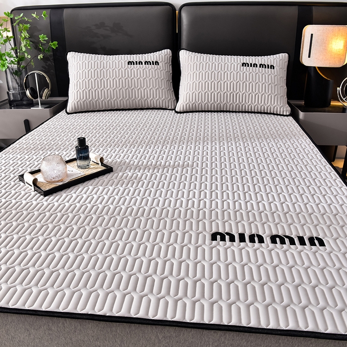 91家纺网 家纺一手货源 找家纺 炫拼家纺 2025新款平铺款乳胶凉席-minmin minmin珍珠灰