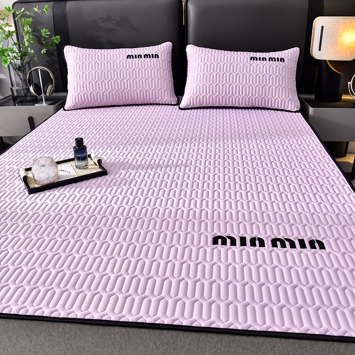 91家纺网 家纺一手货源 找家纺 炫拼家纺 2025新款平铺款乳胶凉席-minmin minmin熏衣紫