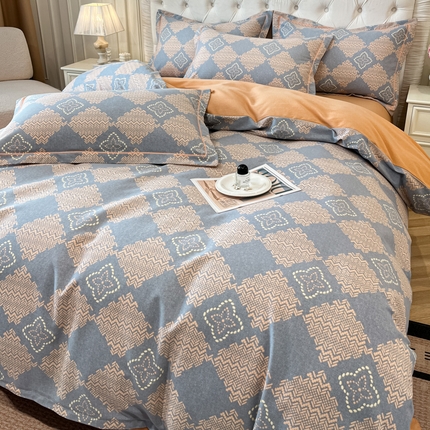 91家纺网 家纺一手货源 找家纺 （总）海洋家纺 2025新款全棉磨毛四件套