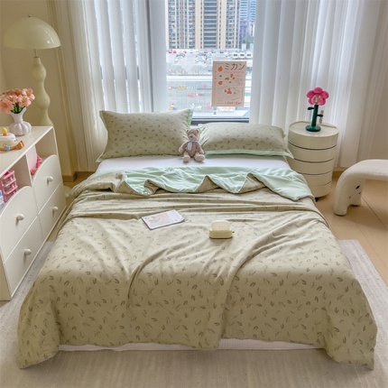 91家纺网 家纺一手货源 找家纺 （总）五月家纺 2025新款四层纱多功能夏被 被子被芯