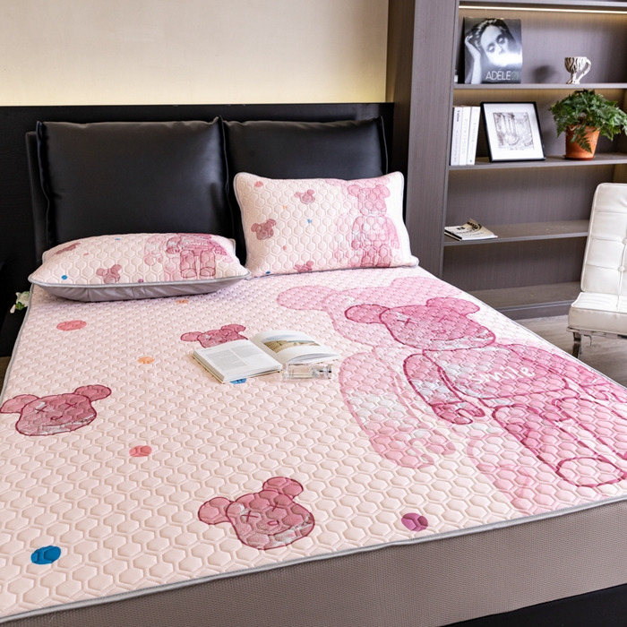 91家纺网 家纺一手货源 找家纺 摩卡（乐趣） 2025新品乳胶凉席 流沙