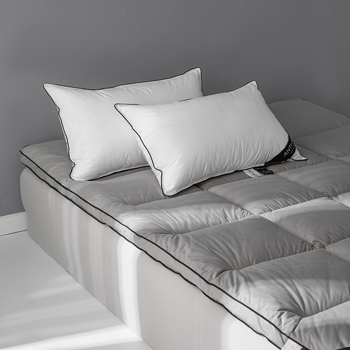 91家纺网 家纺一手货源 找家纺 丽诺床垫 2025新款全棉纯棉防螨软床垫-风格一 全棉软床垫酒店风5cm灰色