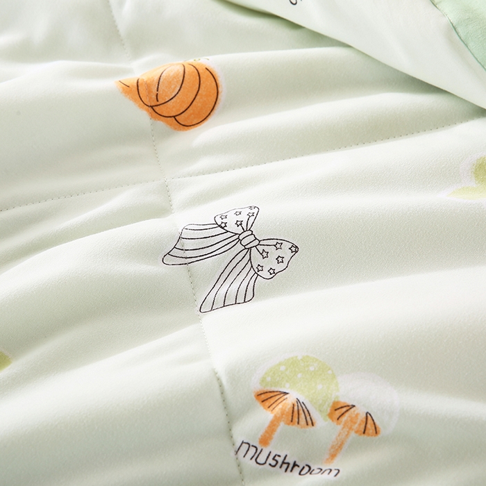 91家纺网 家纺一手货源 找家纺 欧朵2025新款A类水洗棉夏被系列 南瓜乐园