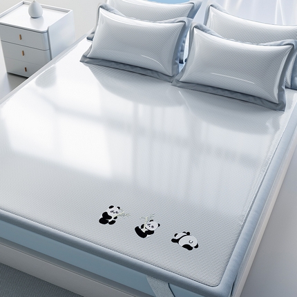 91家纺网 家纺一手货源 找家纺 （总）卡初家居（原微来）2025新款凉感冰丝藤席-白熊日记