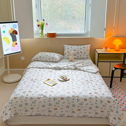 91家纺网 家纺一手货源 找家纺 （总）暖生活 2025新款冰激淋凉感丝夏被系列