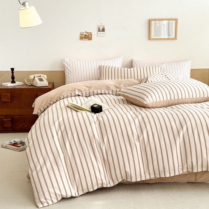 91家纺网 家纺一手货源 找家纺 （总）梦舒羽 2025新款40支13372全棉纯棉简约时尚四件套宿舍三件套