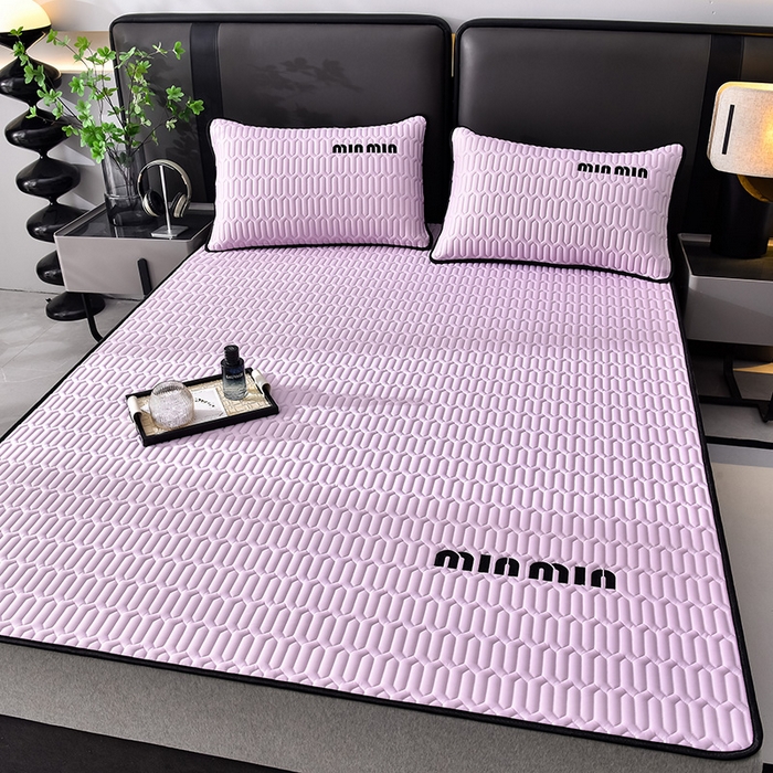 91家纺网 家纺一手货源 找家纺 炫拼家纺 2025新款平铺款乳胶凉席-minmin minmin熏衣紫