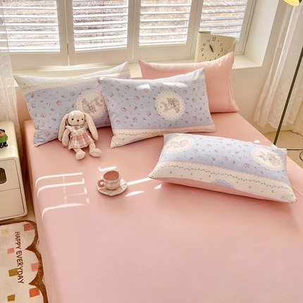 91家纺网 家纺一手货源 找家纺 （总）宜家坊 2025新款全棉13070单床单床笠纯棉单品枕套床笠床单（有预缩尺寸 售后无忧 免费提供买家秀）