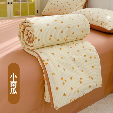 91家纺网 家纺一手货源 找家纺 （总）弗苓家纺 2025 A类有氧针织双层纱夏被四件套直播爆款