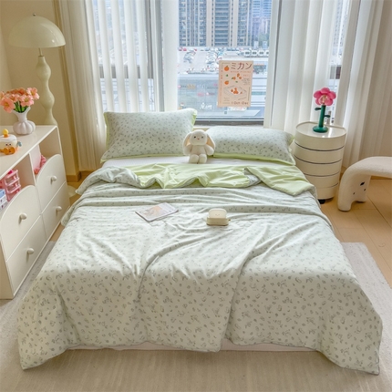 91家纺网 家纺一手货源 找家纺 （总）五月家纺 2025新款四层纱多功能夏被 被子被芯