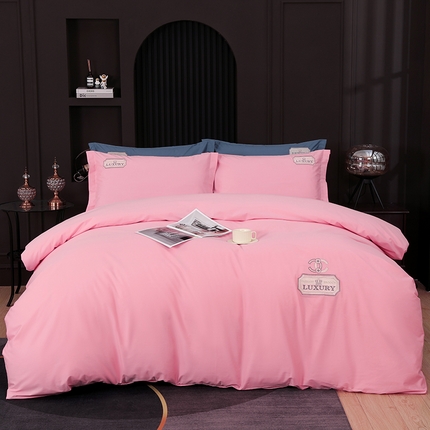 91家纺网 家纺一手货源 找家纺 （总）浩情国际婚庆供货中心 2026新品春夏四季款全棉纯棉高端绣花四件套-纽约风情