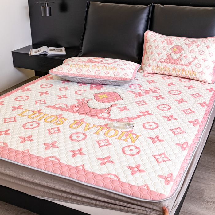 91家纺网 家纺一手货源 找家纺 摩卡（乐趣） 2025新款春夏新款夏凉被 冰激凌大豆夏被 太阳花粉